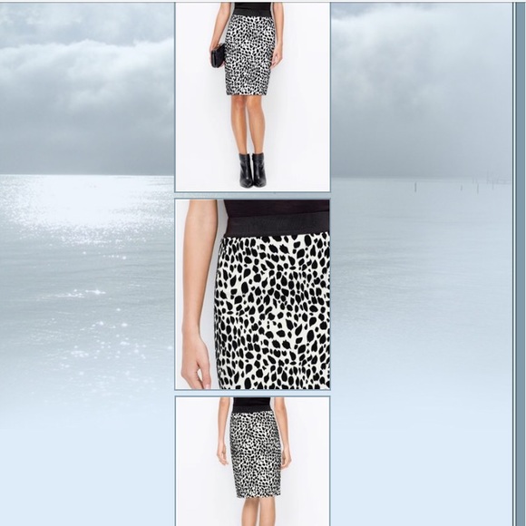 Ann Taylor Cheetah Print Pencil Skirt - Picture 8 of 8